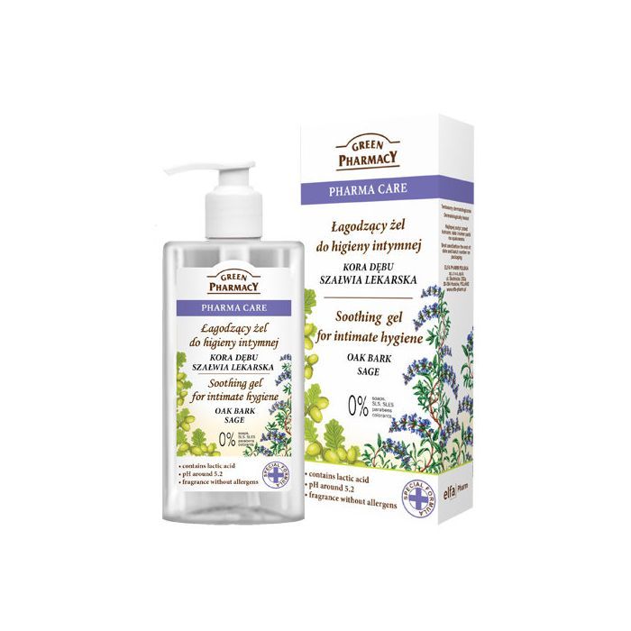 Green Pharm.,zel,d/hig.int.,lagodz,k.debu,szalwia, 300 ml main product photo