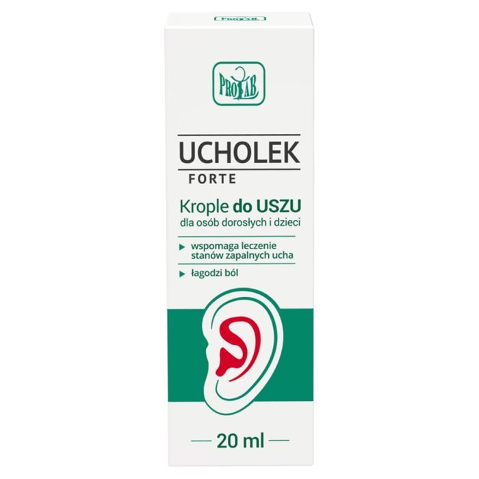 Ucholek forte, krople do uszu, 20 ml main product photo