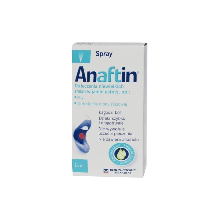 Anaftin, spray, 15 ml main product photo