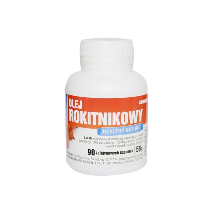 Olej rokitnikowy, kapsułki, 90 szt. main product photo