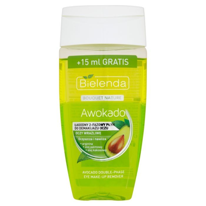 Bielenda Awokado, plyn,d/demak.oczu, lagod.,2-faz,125ml+15ml main product photo
