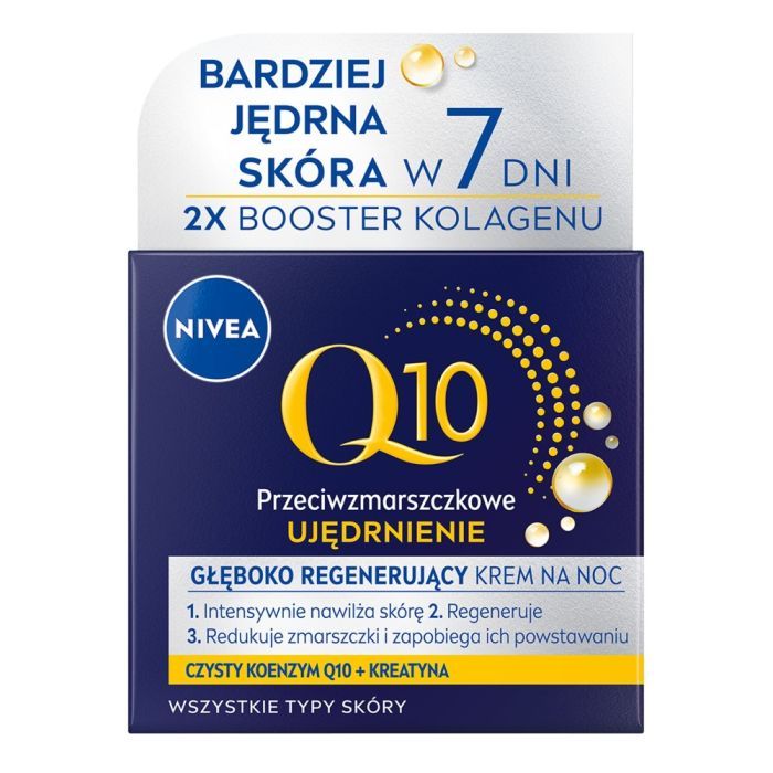 Nivea Q10 Ujedrnianie, krem,p/zmar.,regen.,n/noc, 50 ml main product photo