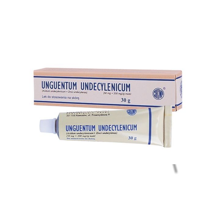 Unguentum undecylenicum, (50 mg+200 mg)/g, masc, 30 g main product photo