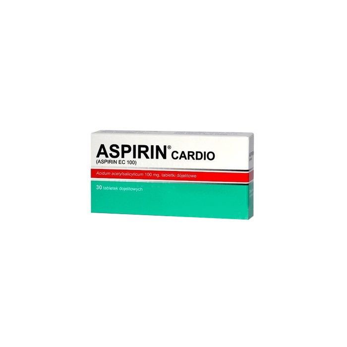 Aspirin Cardio,100mg,tabl.dojelit,(i.row),InPh,Hiszp,30 szt main product photo