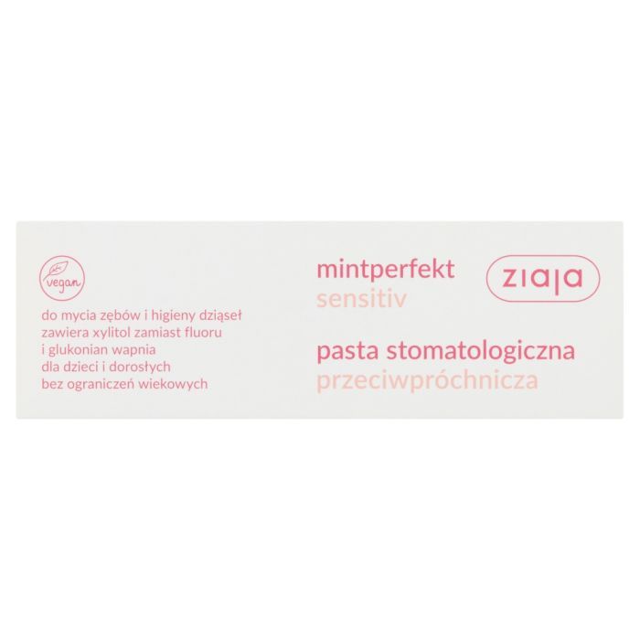 Ziaja MintPerfekt Sensitiv, pasta do zębów, przeciwpróchnicza, 75 ml main product photo