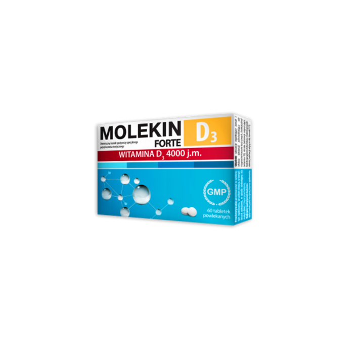 Molekin D3 Forte, 4000 j.m., tabletki powlekane, 60 szt. main product photo