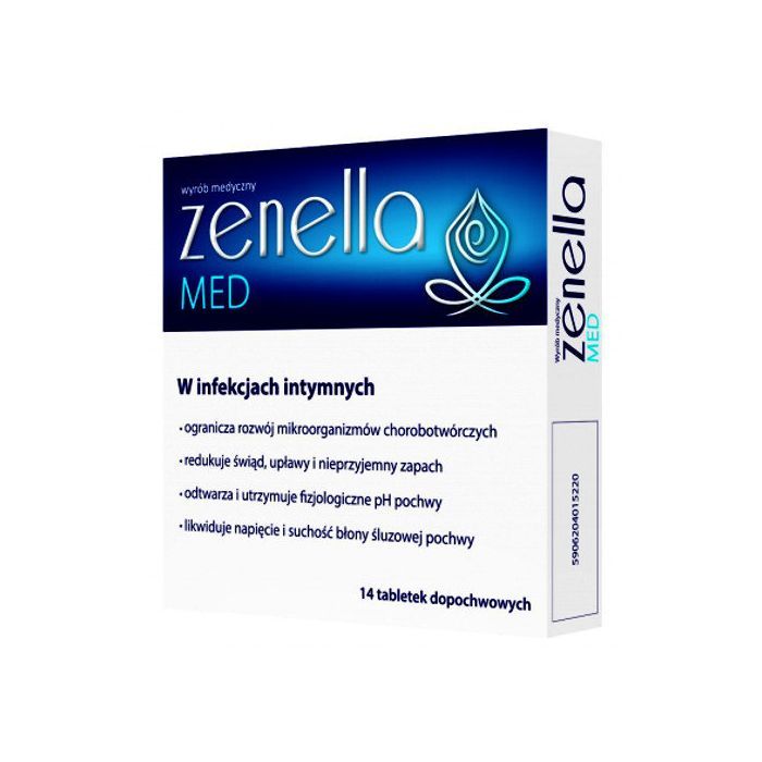 Zenella Med, tabletki dopochwowe, 14 szt. main product photo