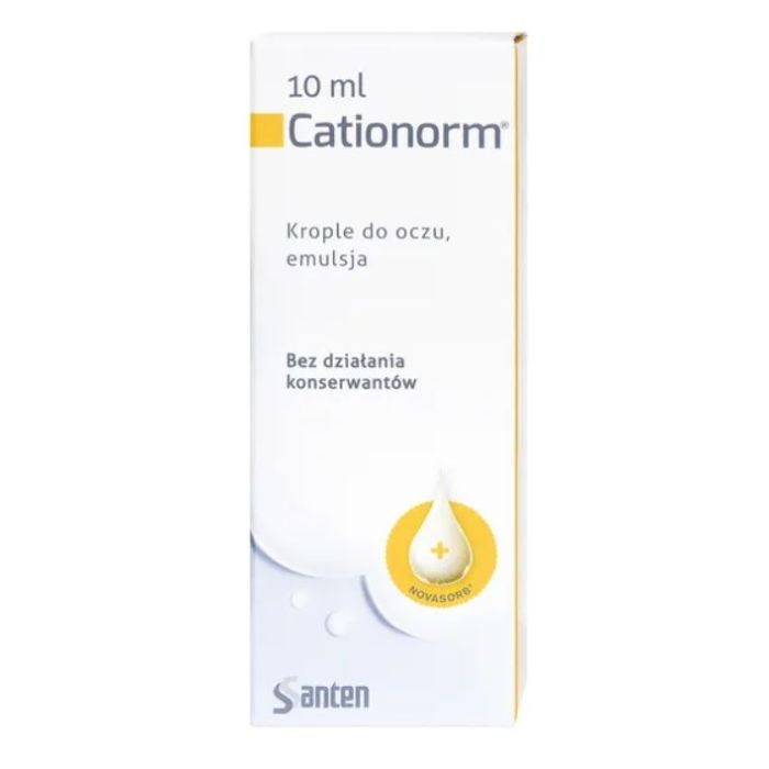 Cationorm, krople do oczu, 10 ml main product photo