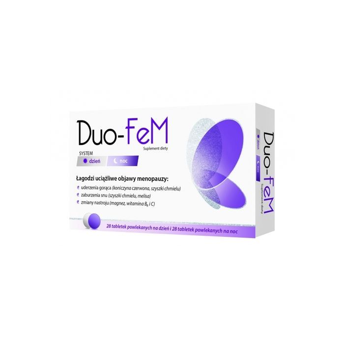 Duo-Fem, tabletki na dzień, 28 szt + tabletki na noc, 28 szt. main product photo