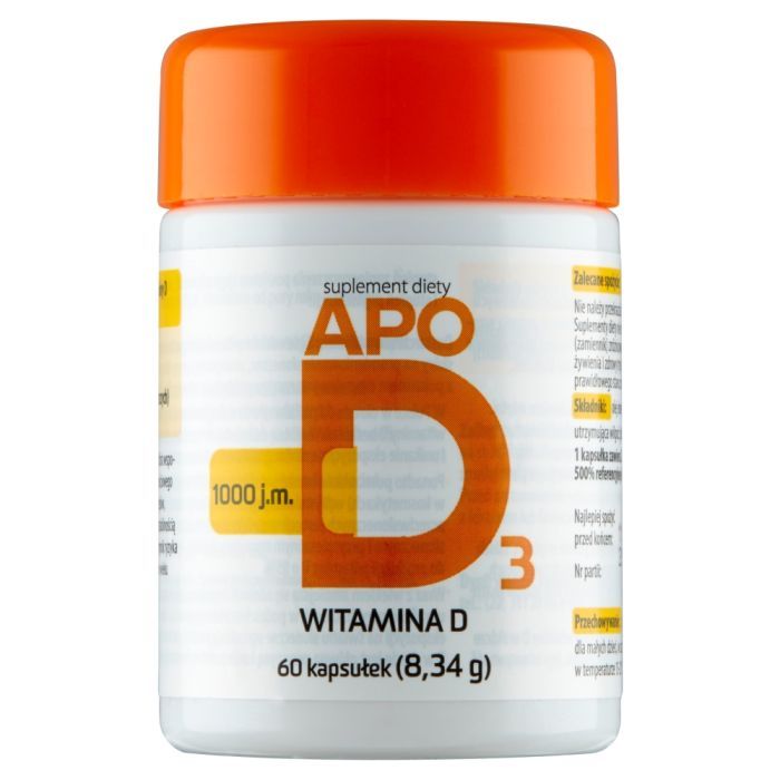 ApoD3, 1000 j.m., kapsułki, 60 szt. main product photo