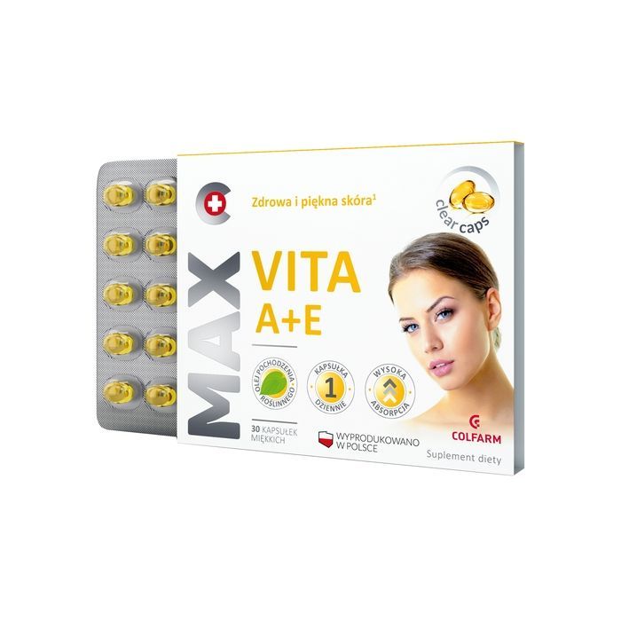 Max Vita A+E, kapsułki, 30 szt. main product photo