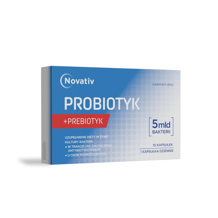 Novativ Probiotyk 5 mld bakterii, kapsułki, 10 sztuk main product photo