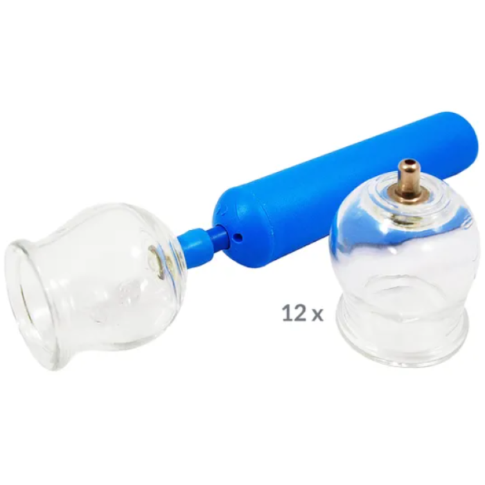 Med Plus, bezogniowe bańki lekarskie, 12 szt. + pompka main product photo