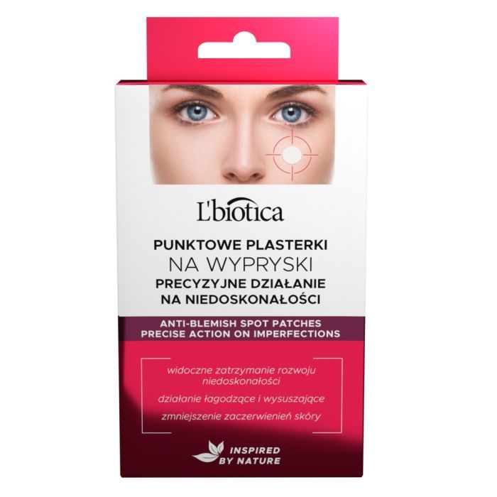 L`Biotica, plast.,punktowe,na wypryski, 3x12szt main product photo