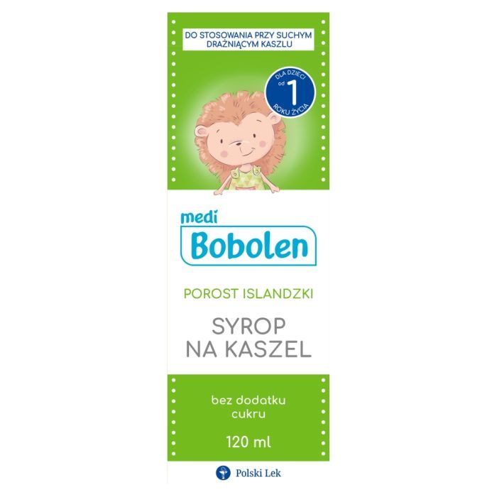 Bobolen Porost Islandzki, syrop na kaszel, 120 ml main product photo