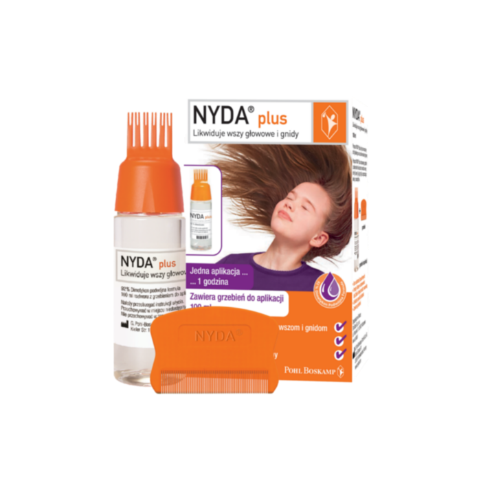 Nyda Plus, preparat likwidujący wszy i gnidy, 100 ml main product photo