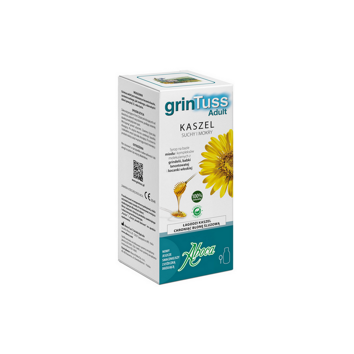 GrinTuss Adult, syrop na kaszel suchy i mokry, 210 g main product photo