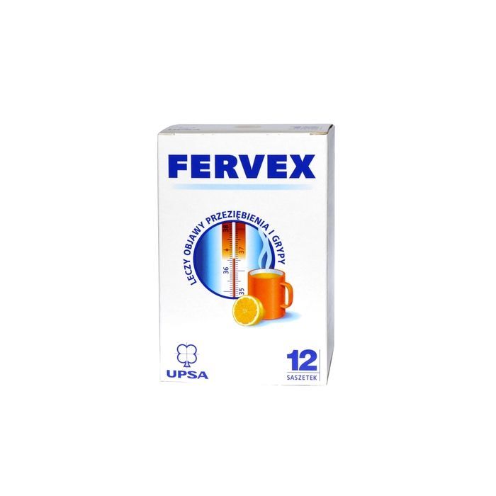 Fervex, granulat w saszetkach do sporządzania roztworu doustnego, 12 szt. main product photo