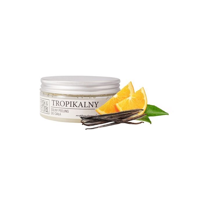 Fresh&Natural, peeling, solny, tropikalny, 250 g main product photo