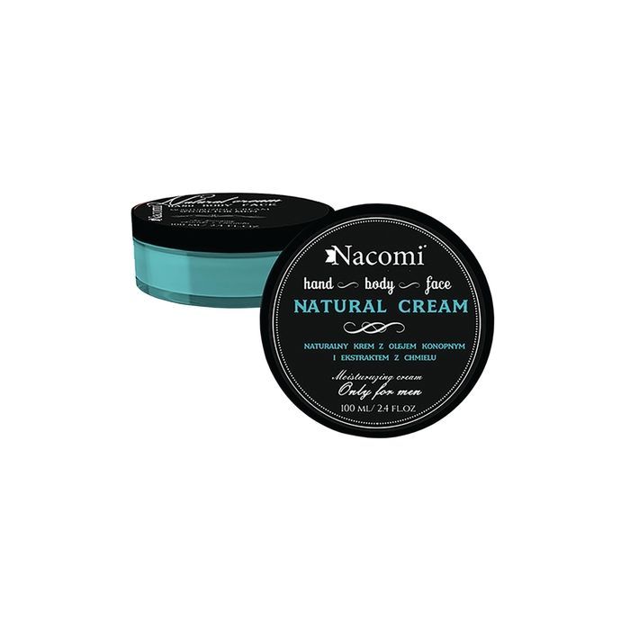Nacomi, krem, d/tw,ol.konopi,ekstr.chmielu,dla mezcz.,100 ml main product photo