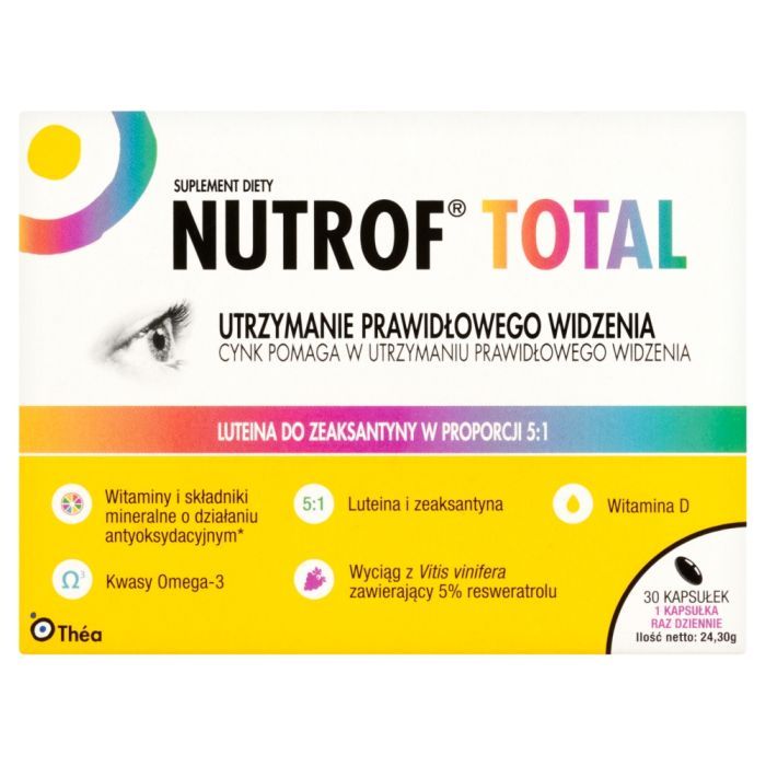 Nutrof Total, kapsułki z witaminą D3, 30 szt. main product photo
