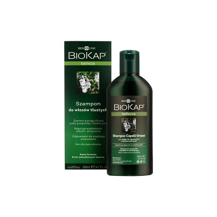 Biokap Bellezza, szamp., do wlosow tlustych, 200 ml main product photo