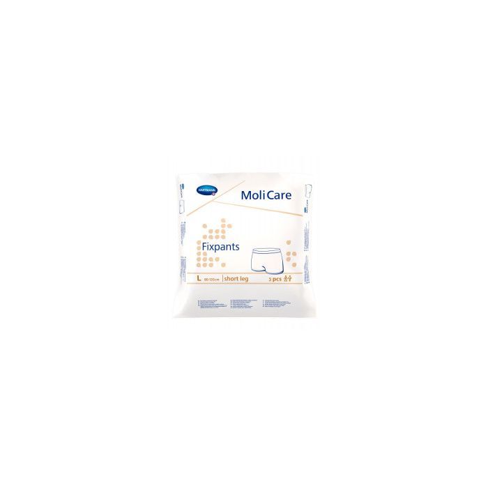 Molicare Fixpants, elastyczne majtki z siatki z krótką nogawką, rozmiar L, 3 szt. main product photo