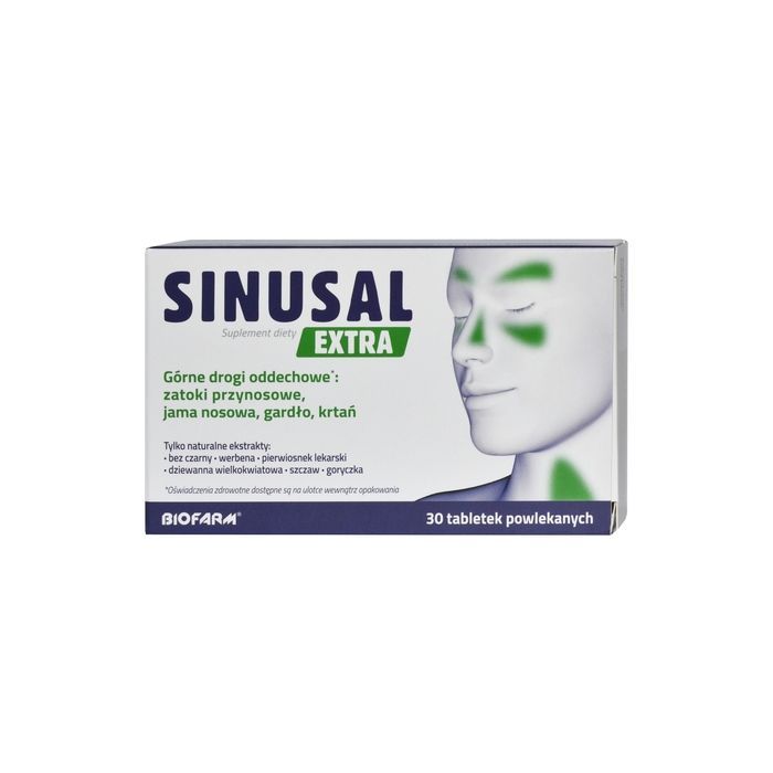 Sinusal Extra, tabletki powlekane, 30 szt. main product photo