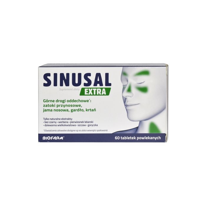 Sinusal Extra, tabletki powlekane, 60 szt. main product photo