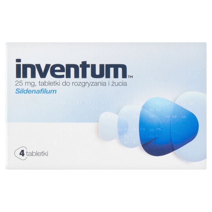 Inventum, 25 mg, tabletki do rozgryzania, żucia, 4 szt. main product photo