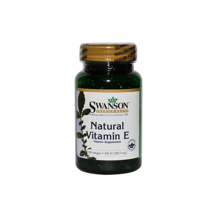 Witamina E naturalna, 400 IU, kaps., 100 szt main product photo