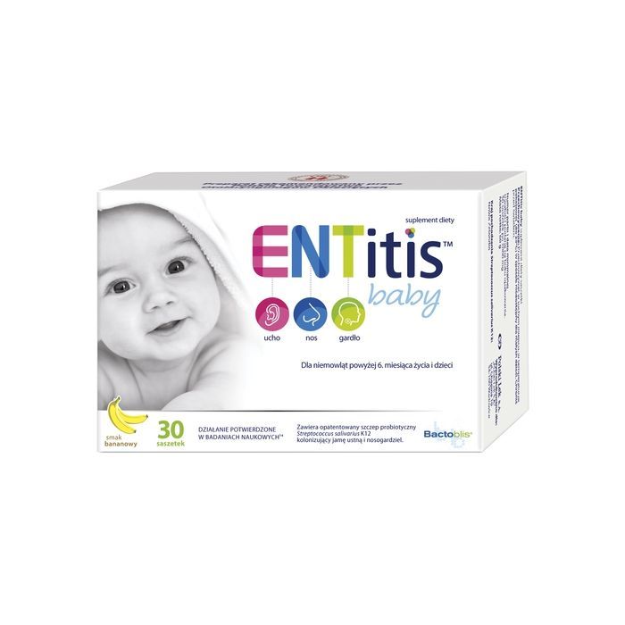 ENTitis Baby, prosz.do rozpuszcz,sm.bananowy, 30 sasz. main product photo