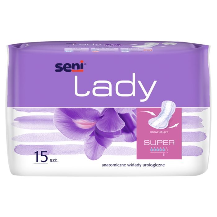 Seni Lady super, wkładki urologiczne (Import równoległy, Pharmapoint), 15 szt. main product photo