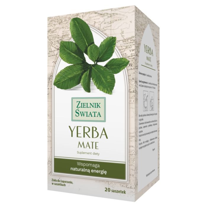 Zielnik Świata Yerba mate, zioła do zaparzania w saszetkach, 20 szt. main product photo