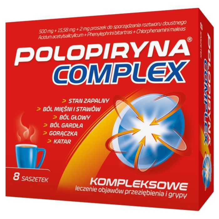 Polopiryna Complex, prosz.d/sp.roztw.doustn., 8 sasz. main product photo