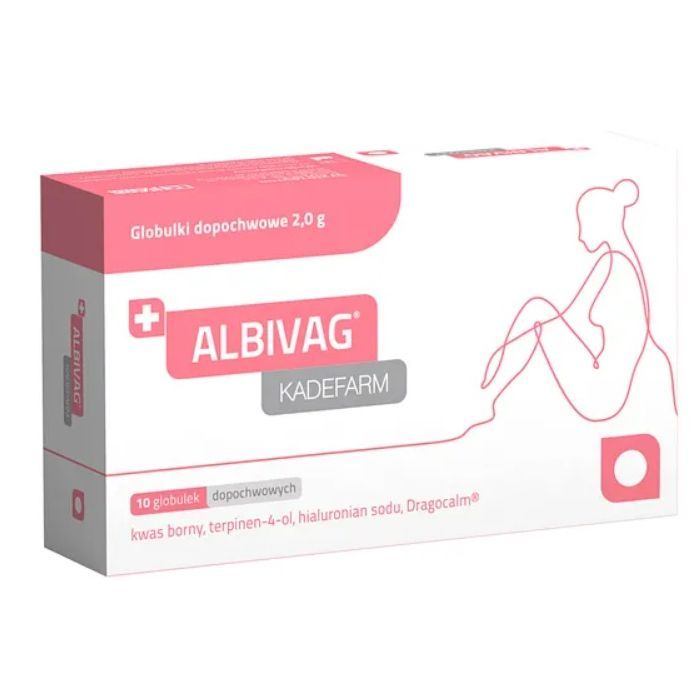 Albivag Kadefarm, globulki dopochwowe, 10 szt. main product photo
