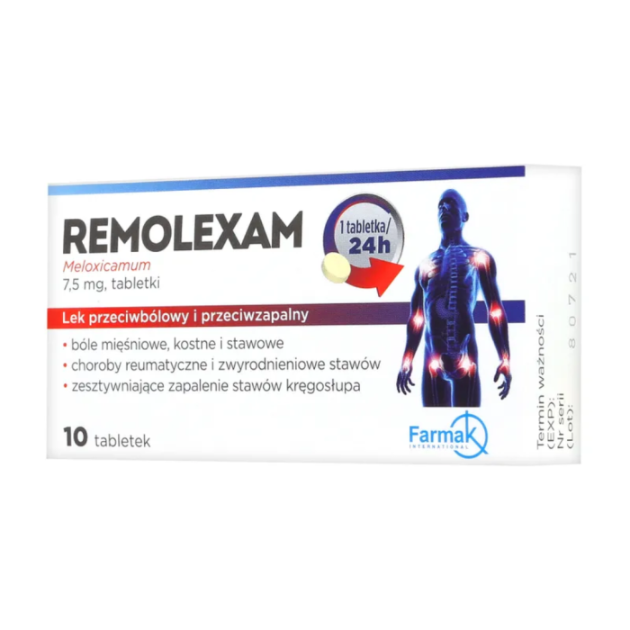 Remolexam, 7,5 mg, tabletki, 10 szt. main product photo