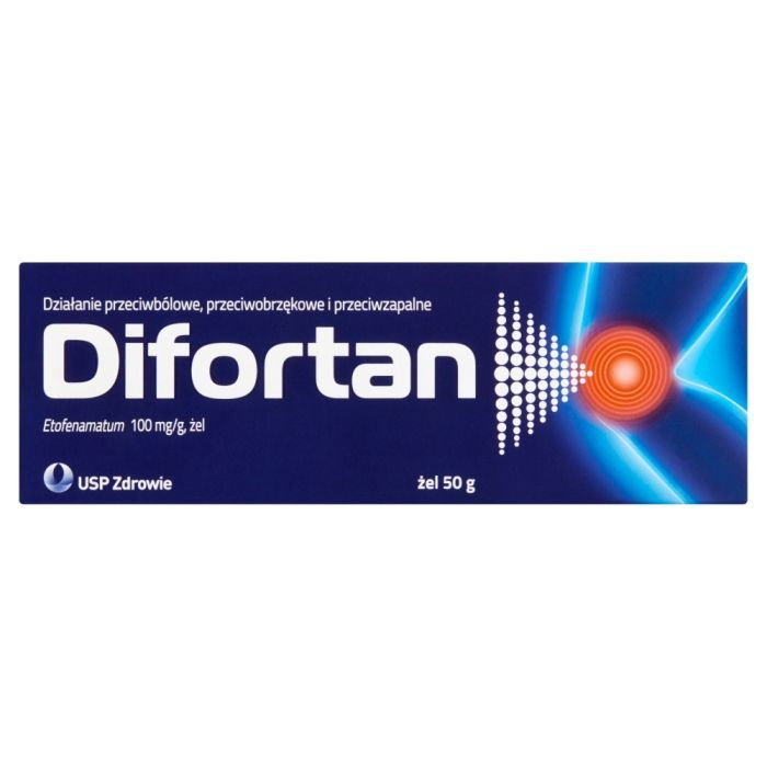 Difortan, 100 mg/g, żel, 50 g main product photo