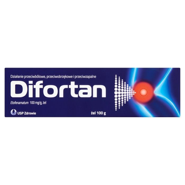 Difortan, 100 mg/g, żel,100 g main product photo