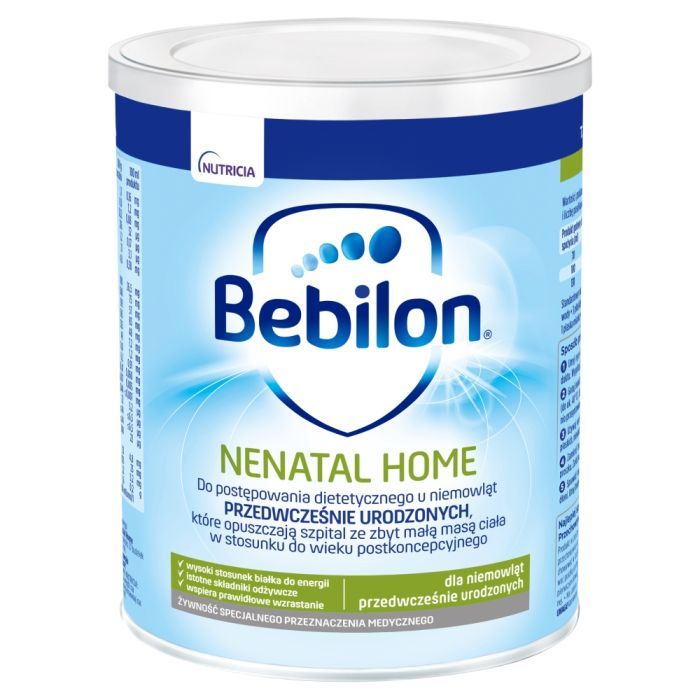 Bebilon Nenatal Home, żywność specjalnego przeznaczenia medycznego, 400 g main product photo