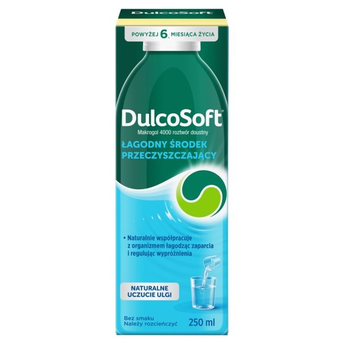 DulcoSoft w płynie, roztwór doustny na zaparcia, 250 ml main product photo