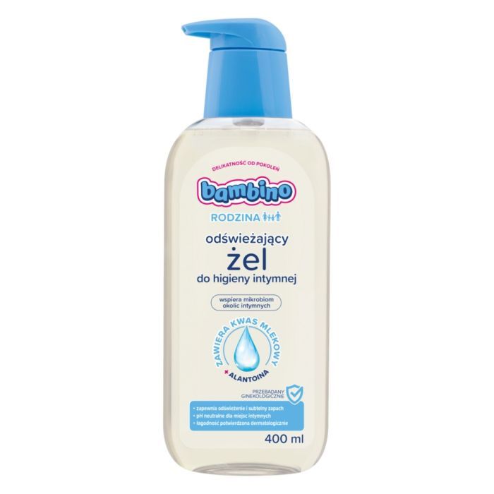 Bambino Rodzina, żel do higieny intymnej, odświeżający, 400 ml main product photo