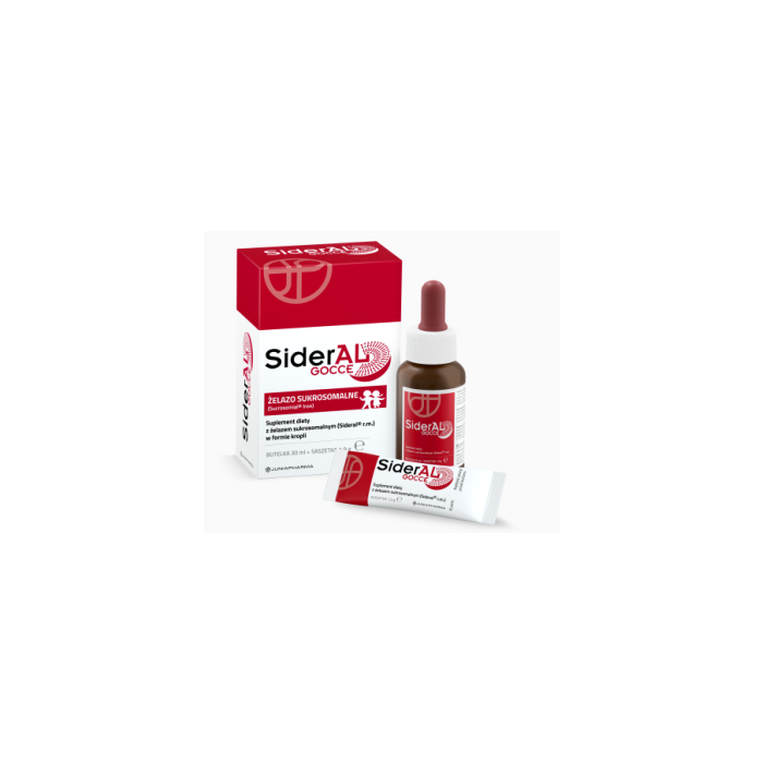 SiderAL GOCCE, proszek w saszetce+butelka, 1,9 g+30 ml, 1 szt. main product photo
