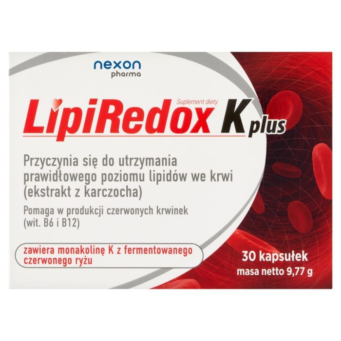 Nexon Pharma LipiRedox K plus, kapsułki, 30 szt. main product photo
