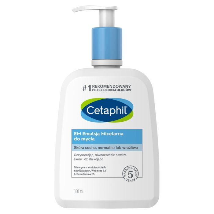 Cetaphil EM, emulsja micelarna do mycia, 500 ml main product photo