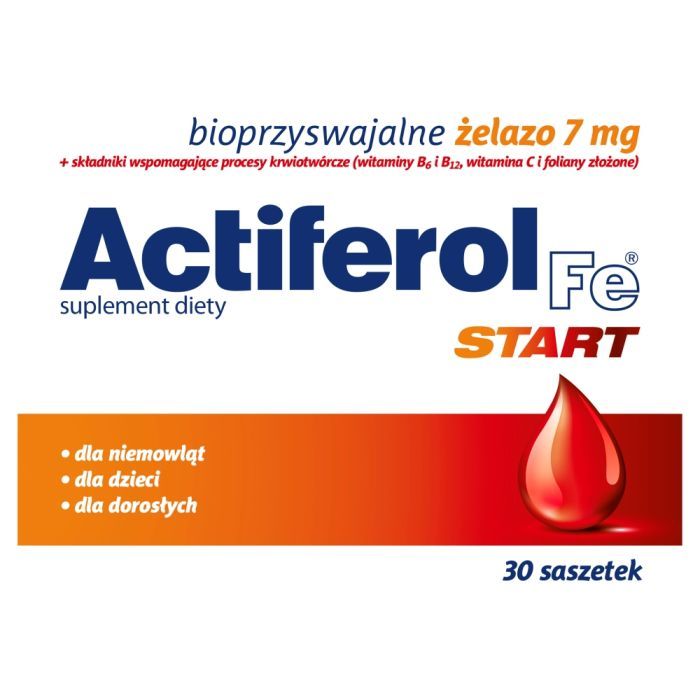 ActiFerol Fe START, proszek do rozpuszczania w saszetkach, 30 szt. main product photo