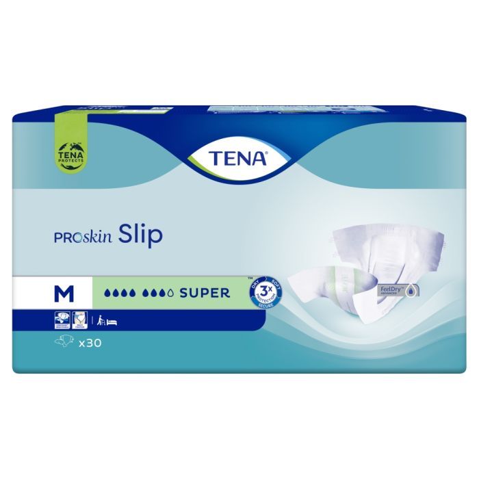 TENA Slip ProSkin Super, pieluchomajtki, rozmiar M, 30 szt. main product photo