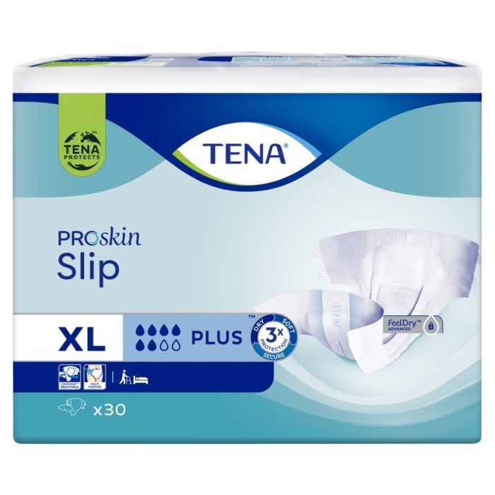 TENA Slip Plus, pieluchomajtki, rozmiar XL, 30 szt. main product photo