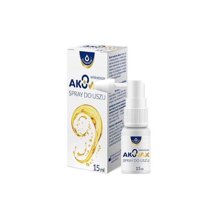 Akuvax, spray do uszu, 15 ml main product photo
