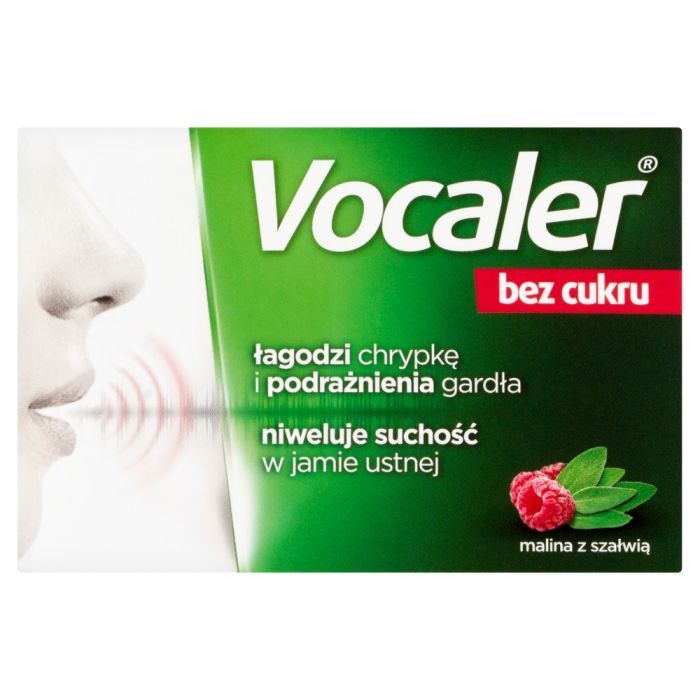 Vocaler bez cukru, pastylki do ssania, 12 szt. main product photo